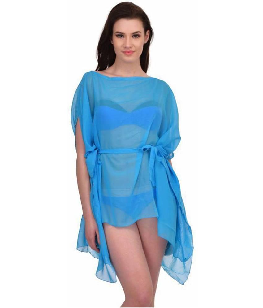 N-Gal Chiffon Blue Cover ups