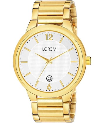 Lorem - Gold Stainless Steel Analog Men's Watch