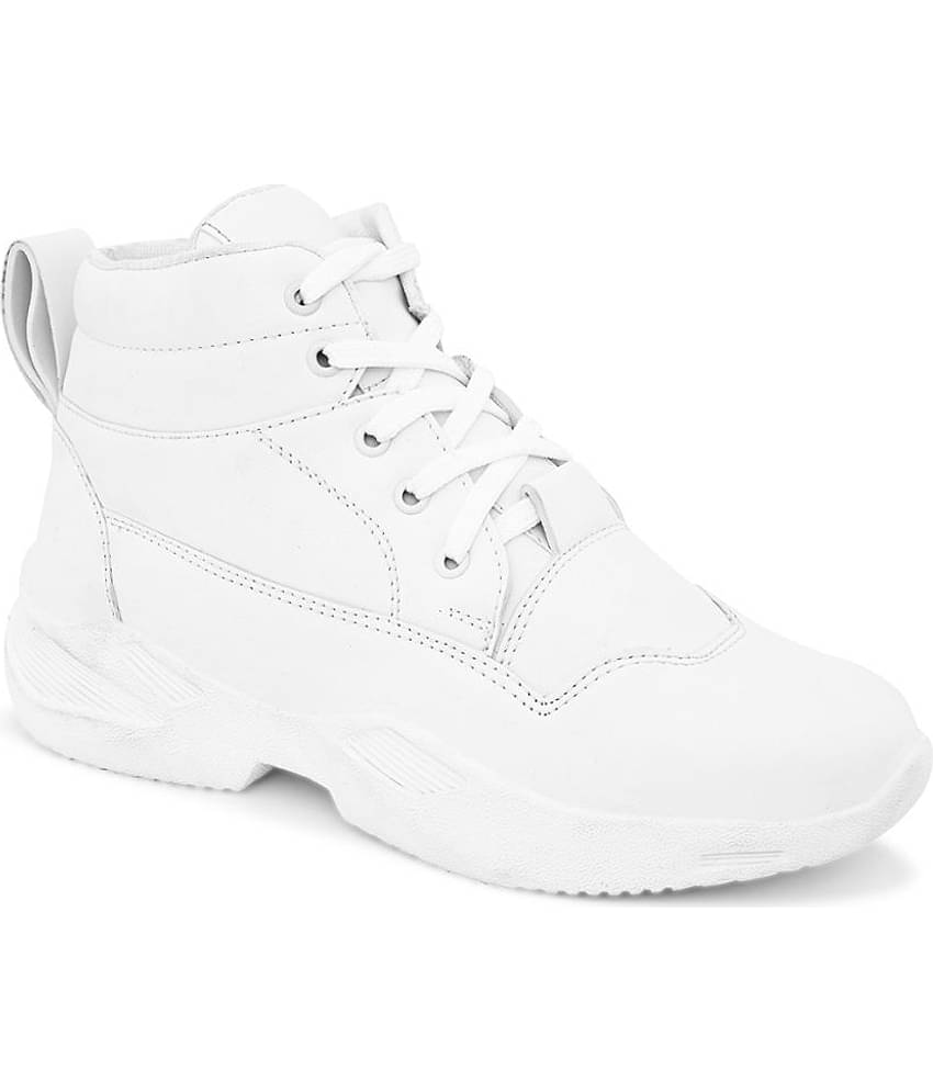 Fashion Victim White Men's Sneakers