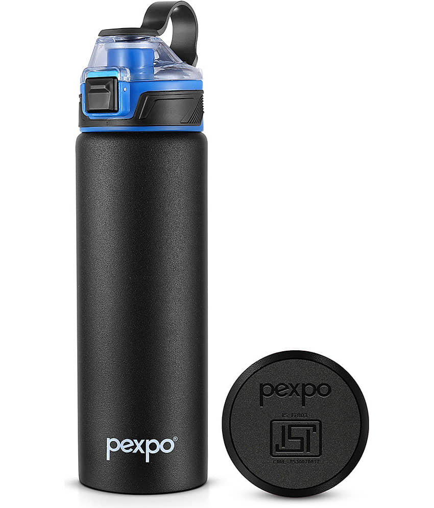 Pexpo Arctic Brown Stainless Steel Fridge Water Bottle 800 mL ( Set of 1 )