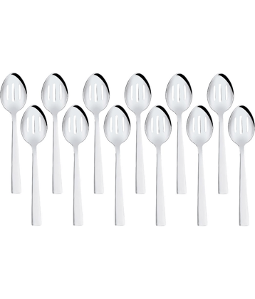 Cutlux Salad Spoon Stainless Steel Table Spoon Silver ( Pack of 12 )