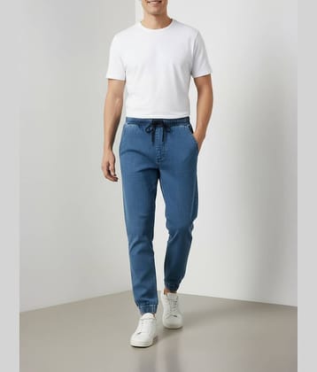 plounge Regular Fit Clean Look Men's Jeans - Blue ( Pack of 1 )