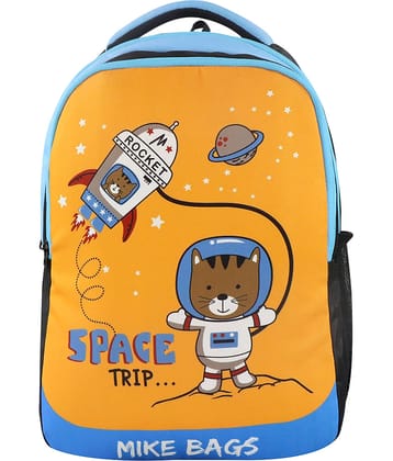 mikebags 13 Ltrs Orange Polyester College Bag