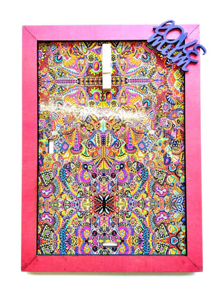 When Colors Speak Photo Frame with Magenta Borders - Mom's Special