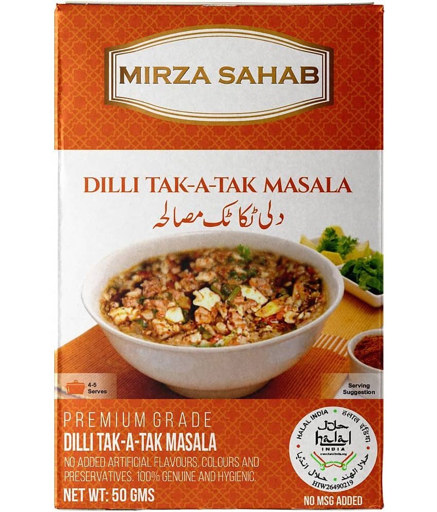Mirza Sahab Dilli Tak-a-Tak Masala Instant Mix 50 gm Pack of 4