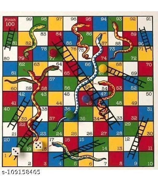 Ludo, Snakes & Ladders, Chess 3 in 1 Family Board Game