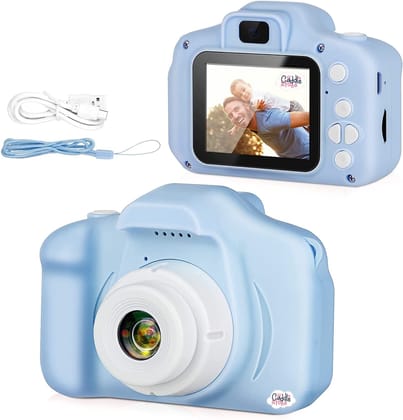 CADDLE & TOES Kids Digital Camera 1080P HD Video Recorder with 32GB SD Card, 2.0" Screen, Fun Filters & Games Ideal Birthday/Christmas Gift for Kids Aged 3-7 (Multicolor) CADDLE & TOES Kids Digital Camera 1080P HD Video Recorder with 32GB SD Card, 2.0" S