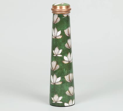 India Circus Lotus Pond Tapered Copper Bottle India Circus Lotus Pond Tapered Copper Bottle