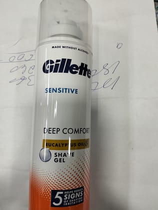 Gillette Siensitive Deep comfort Shave Gel 