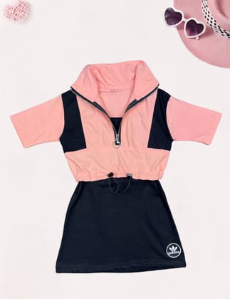 Girls 2 Piece Dress [GT-9946] (3-10 Years)-2-3Y (Size - 20) / Imported