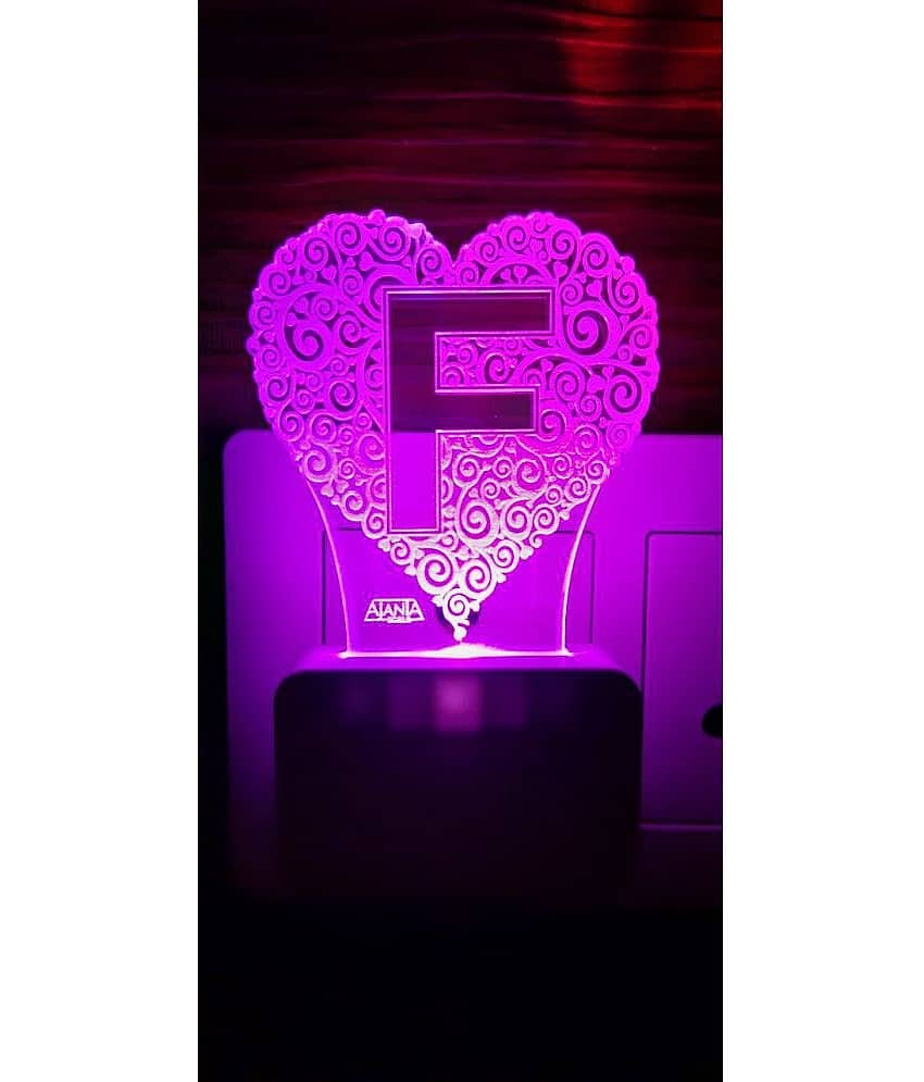 SUPER AJANTA - Multicolor Night Lamp ( Pack of 1 )