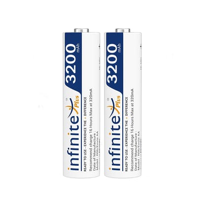 ENVIE (AA3200 2PL) Infinite Rechargeable Battery for Remote Controls, Electronic Toys, Cameras, Flashlights and Others