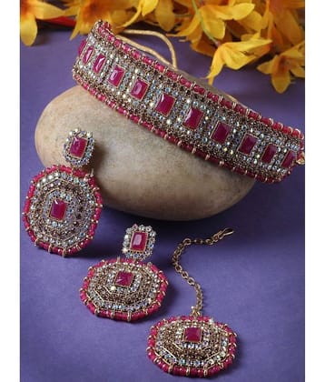 Sukkhi Multi Color Alloy Necklace Set ( Pack of 1 )