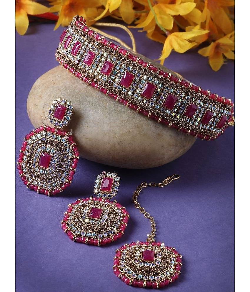 Sukkhi Multi Color Alloy Necklace Set ( Pack of 1 )