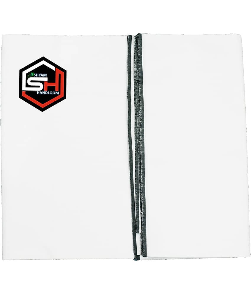 Shyam Handloom Cotton Men's Lungi White ( Pack of 1 )