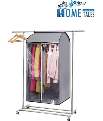 Garment Storage & Organizer with PVC Windows, Hanging Closet Cover for Suits/Coats/Jackets (Hanging Rod Not Included)