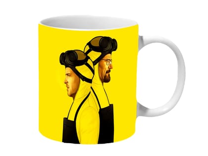 Multicolor Breaking Bad Poster All Yellow Ceramic Mug