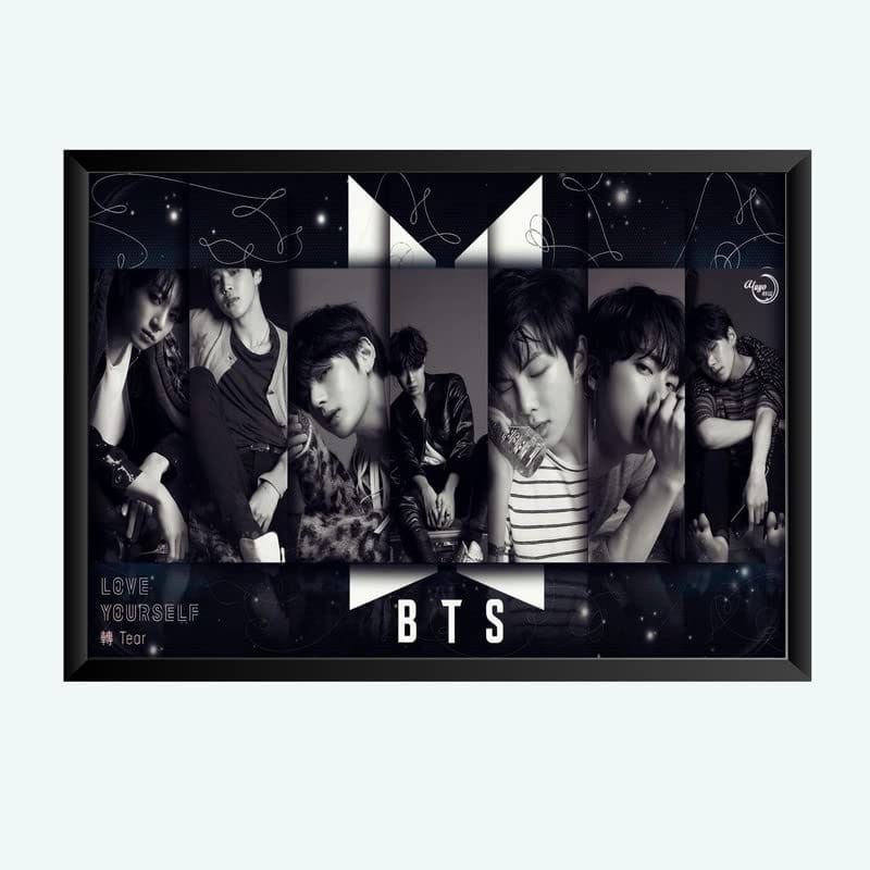 Nokkes Bts Army Bangtan Boy V suga J-Hope Jungkook Jin Jimin Rm 8X12 Inch Size Photo Frame Photo Home Office_bts5_1