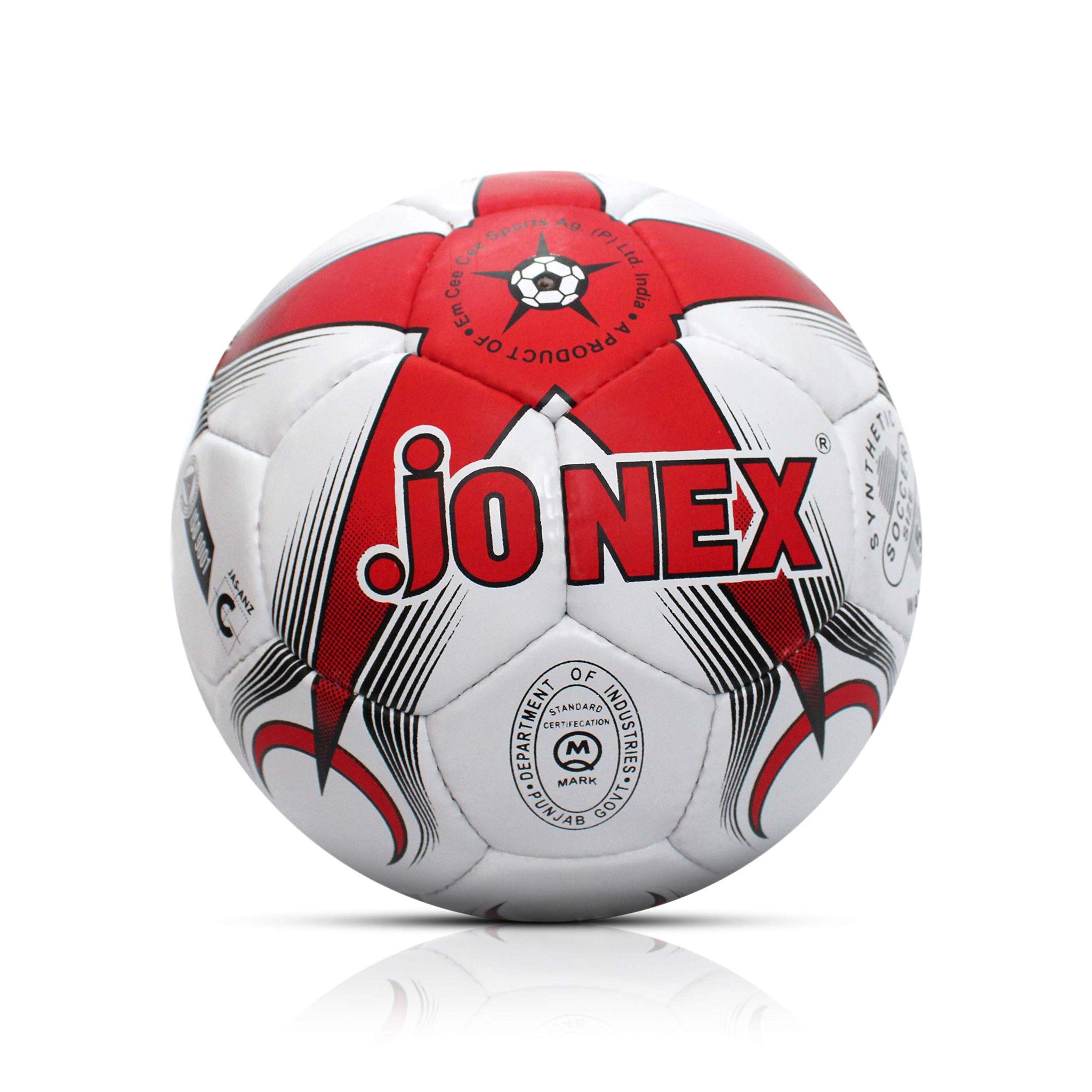 JJ JONEX BOSS Professional Football Size 5, White