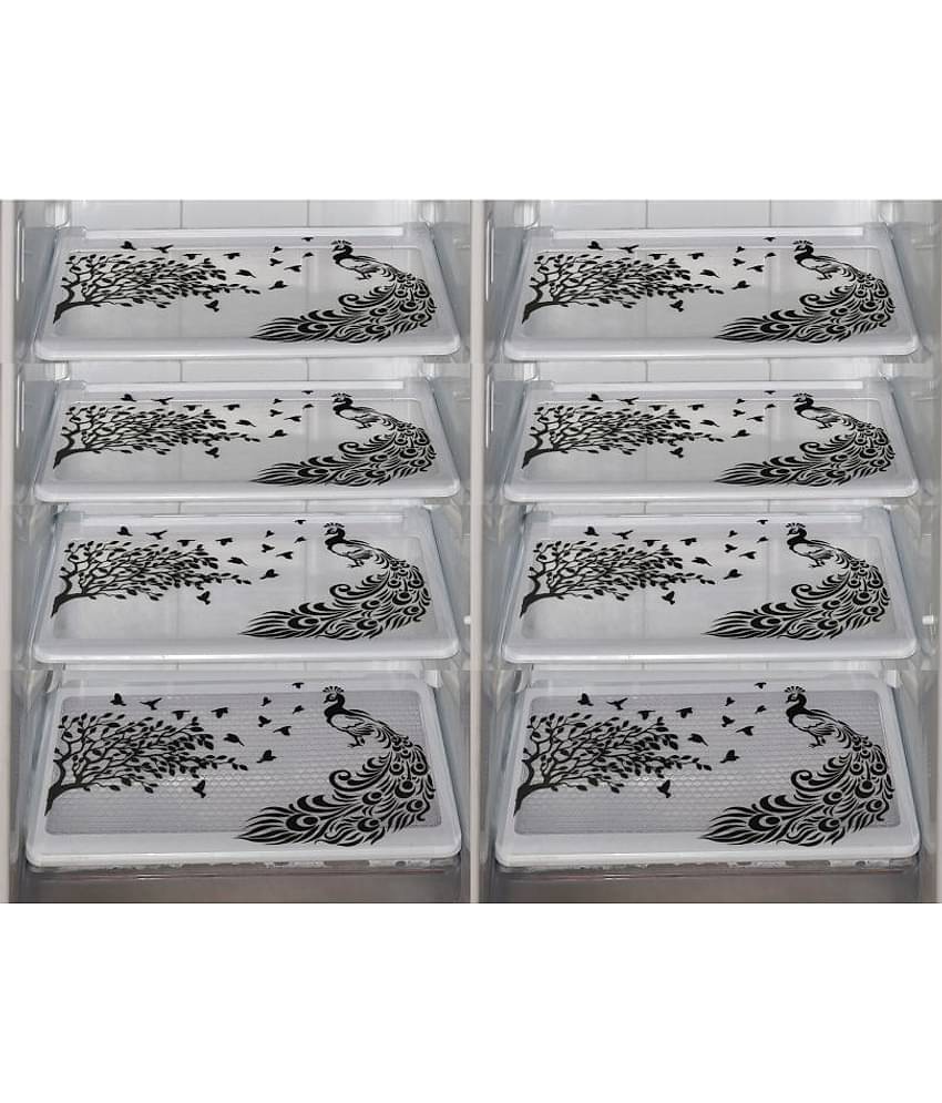 E-Retailer Set of 8 PVC Multi Fridge Mats