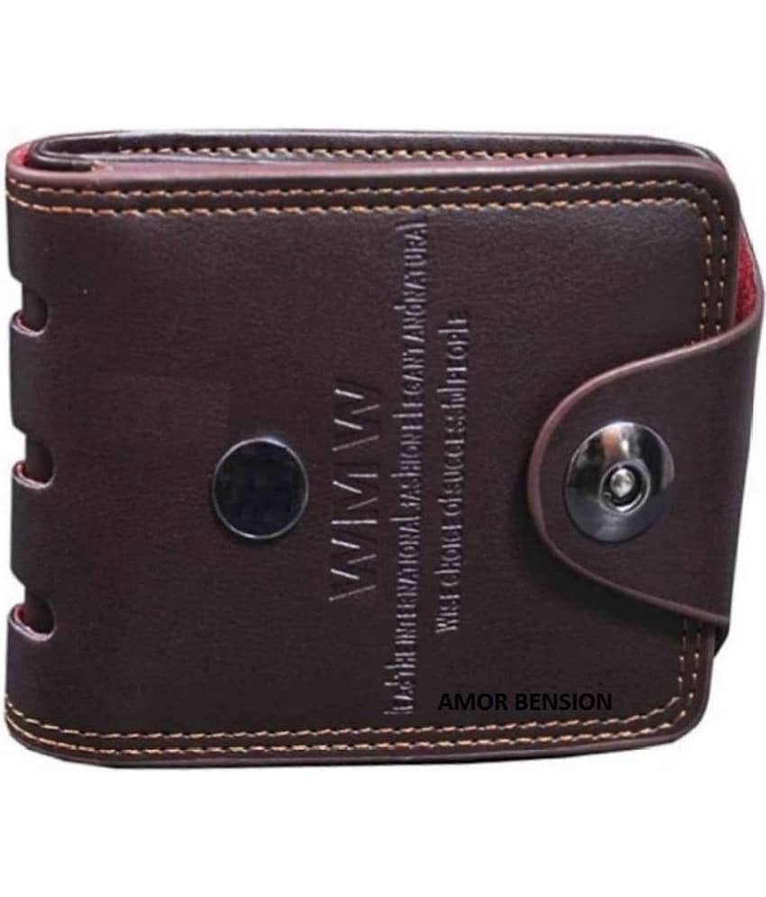Amor Benison Faux Leather Brown Fashion Regular Wallet