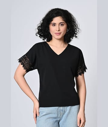 ALL WAYS YOU Women's Crepe Regular Top ( Black )