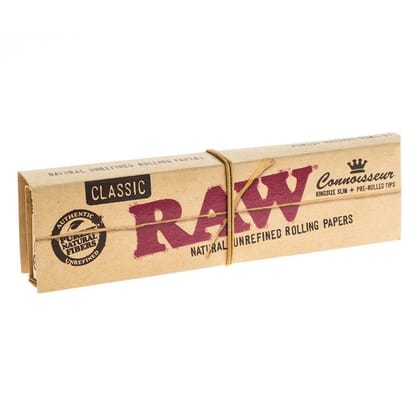 RAW CLASSIC CONNOISSEUR with Tips - King Size Slim