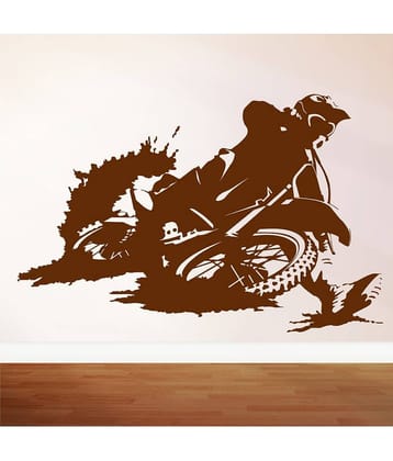 Decor Villa Bike PVC Wall Stickers