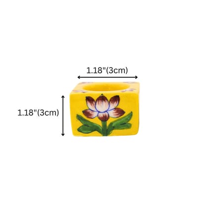 Multicolour Mosaic T-light Holders Set of 2 Multicolour Mosaic T-light Holders Set of 2