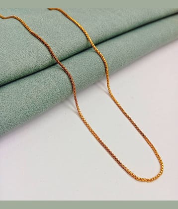 KRIMO Gold Plated Brass Chain ( Pack of 1 )