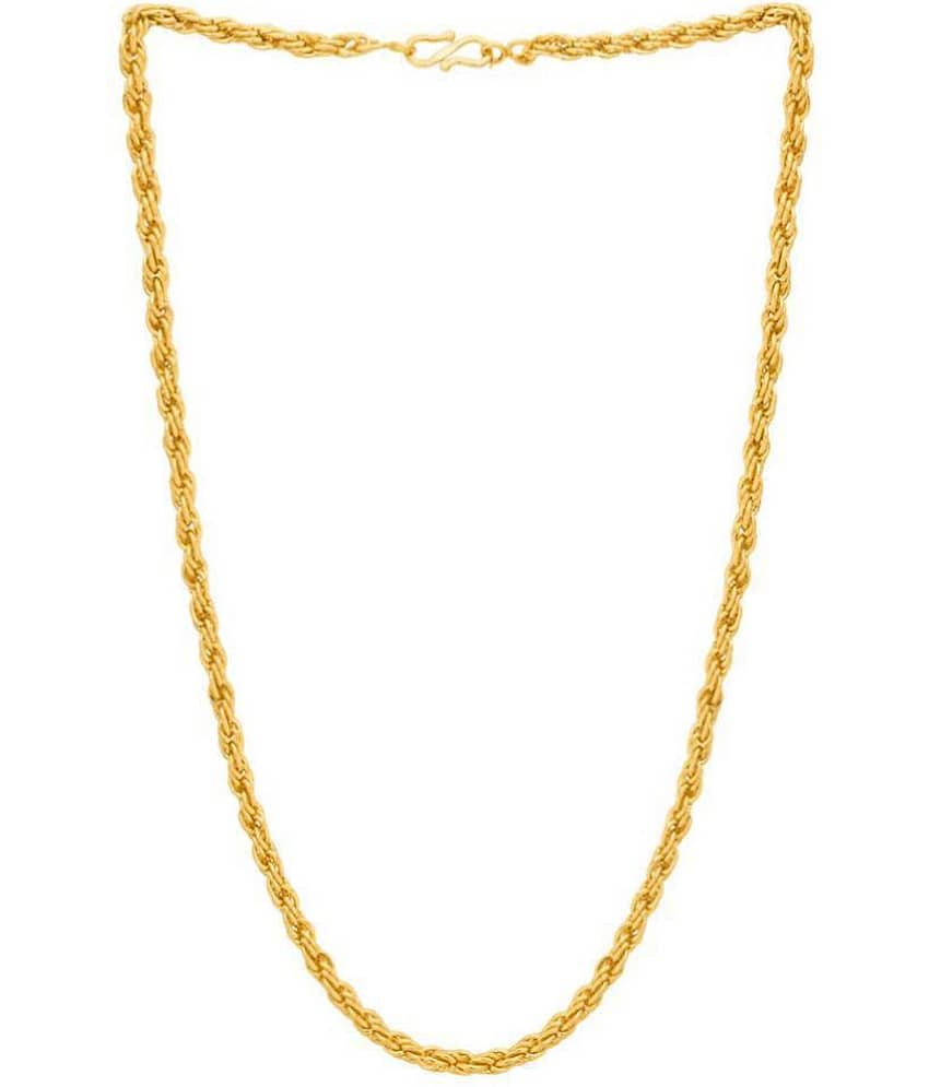 shankhraj mall Gold Plated Chain ( Set of 1 )