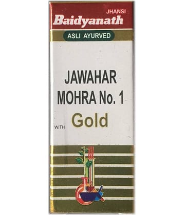 Baidyanath Jawahar Mohra No.1 With Gold Tablet 10 No.S Pack of 1