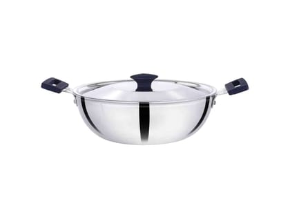 Premier Elite 3-PLY Stainless Steel Kadai - 24 CM