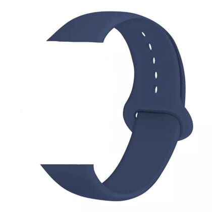 Valente Silicone 38mm/40mm/41mm Strap Compatible with Apple Watch Series 8,7,6,5,4,3,SE-Navy Blue