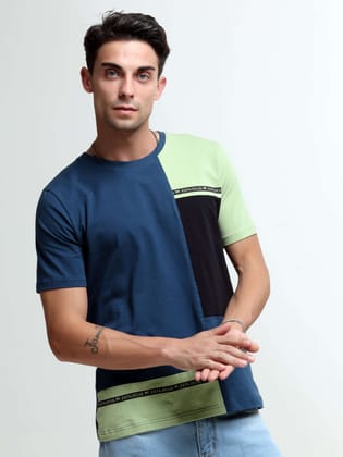 Thrive cardamom green light weight tshirt-S