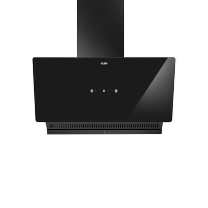 Glen 75 cm 1600 m/hr BLDC Slant Kitchen Chimney |Intelligent Auto Clean |Wider Suction Area|(Hood Play 75,Touch & Gesture Control,Black) 1year Comprihensive & 7 Year on motor (75) Glen 75 cm 1600 m/hr BLDC Slant Kitchen Chimney |Intelligent Auto Clean |W