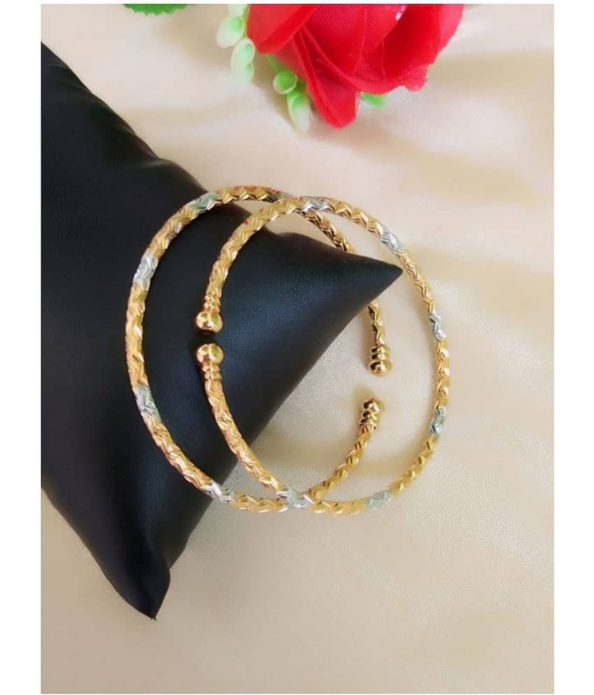 gilher - Gold Kada (Pack of 1)