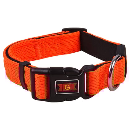 Glenand Mesh Collar Large Orange DCA102