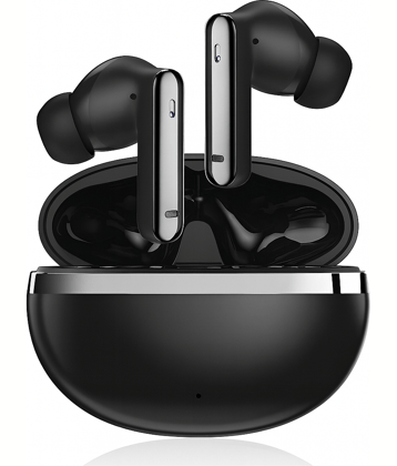 VERONIC Buds Q1 Lite True Wireless Earbuds with 48H Playtime, ENC Crystal-Clear Calls, Fast Charging, Elegant Royal Design, Bluetooth 5.4, Low Latency Gaming TWS, Immersive Sound, IPX5 Waterproof.