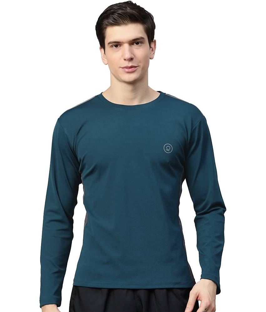 Chkokko - Polyester Regular Fit Indigo Men's Sports T-Shirt ( Pack of 1 )