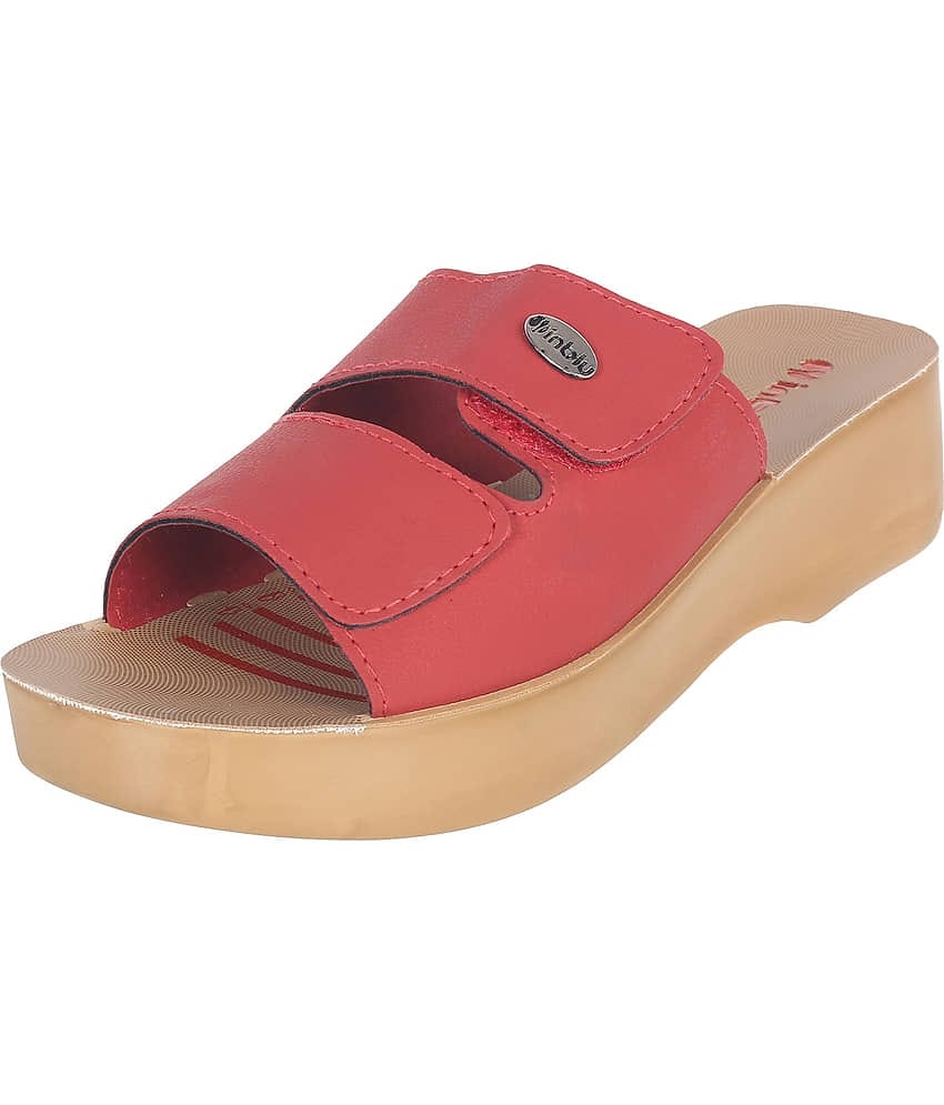 Inblu - Red Women's Slip On Heels