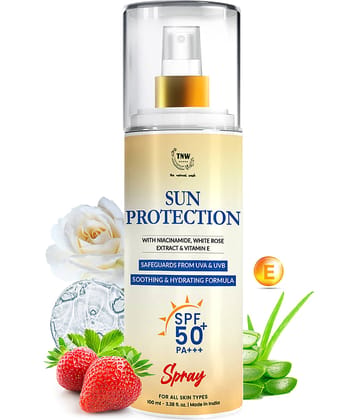 TNW - The Natural Wash Sun Protection Spf 50 Spray With Niacinamide For High Protection, 100Ml
