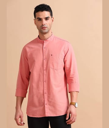 Cool Colors 100% Cotton Slim Fit Solids Full Sleeves Men's Casual Shirt - Navy ( Pack of 1 )