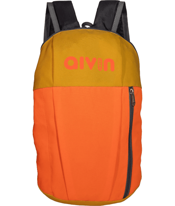 Aivin 10 Ltrs Polyester Backpack *For Men & Women ( Orange )