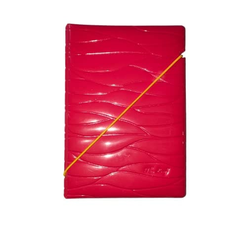 CONNECTWIDE Leaf Design Travel PVC Passport Holder (Pink)