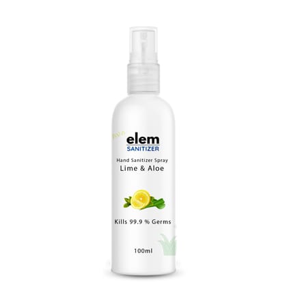 Elem Hand Sanitizer Spray -Lime and Aloe| 100 ml