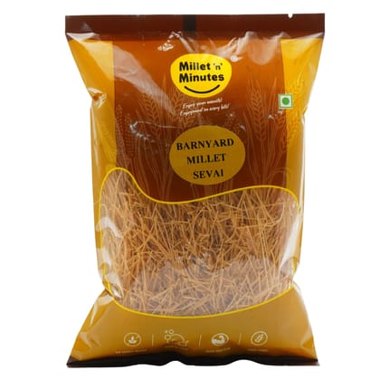 MilletnMinutes Barnyard Millet Sevai (Vermicelli) – Light & Gluten-Free | High-Fiber, Easy to Cook Traditional Millet Noodles | 360g Pack of 2