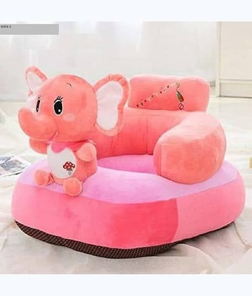 KIDS WONDERS Imported Velvet Kids Sofa Comfortable Soft Plush Cushion Sofa Seat | Rocking Chair for Kids (Elephant)