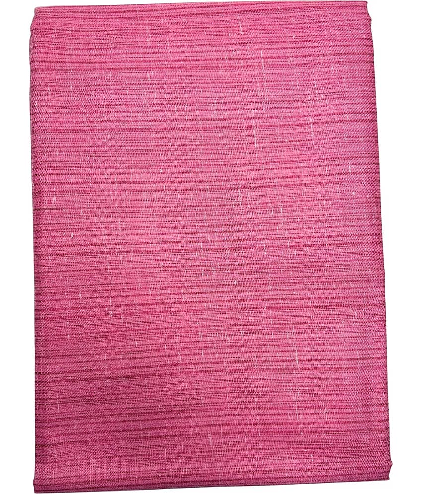 Maharaja Pink Cotton Blend Men's Unstitched Kurta ( Pack of 1 )