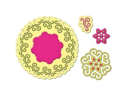 SPELLBINDERS SHAPEABILITIES  CONTEMPORARY HEARTS PENDANTS DIE